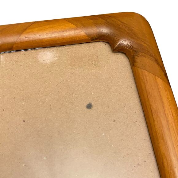 Vintage Fetco Fine Wood Handcrafted 5" x 7" Picture Frame Photo Made in Thailand - Picture 13 of 16